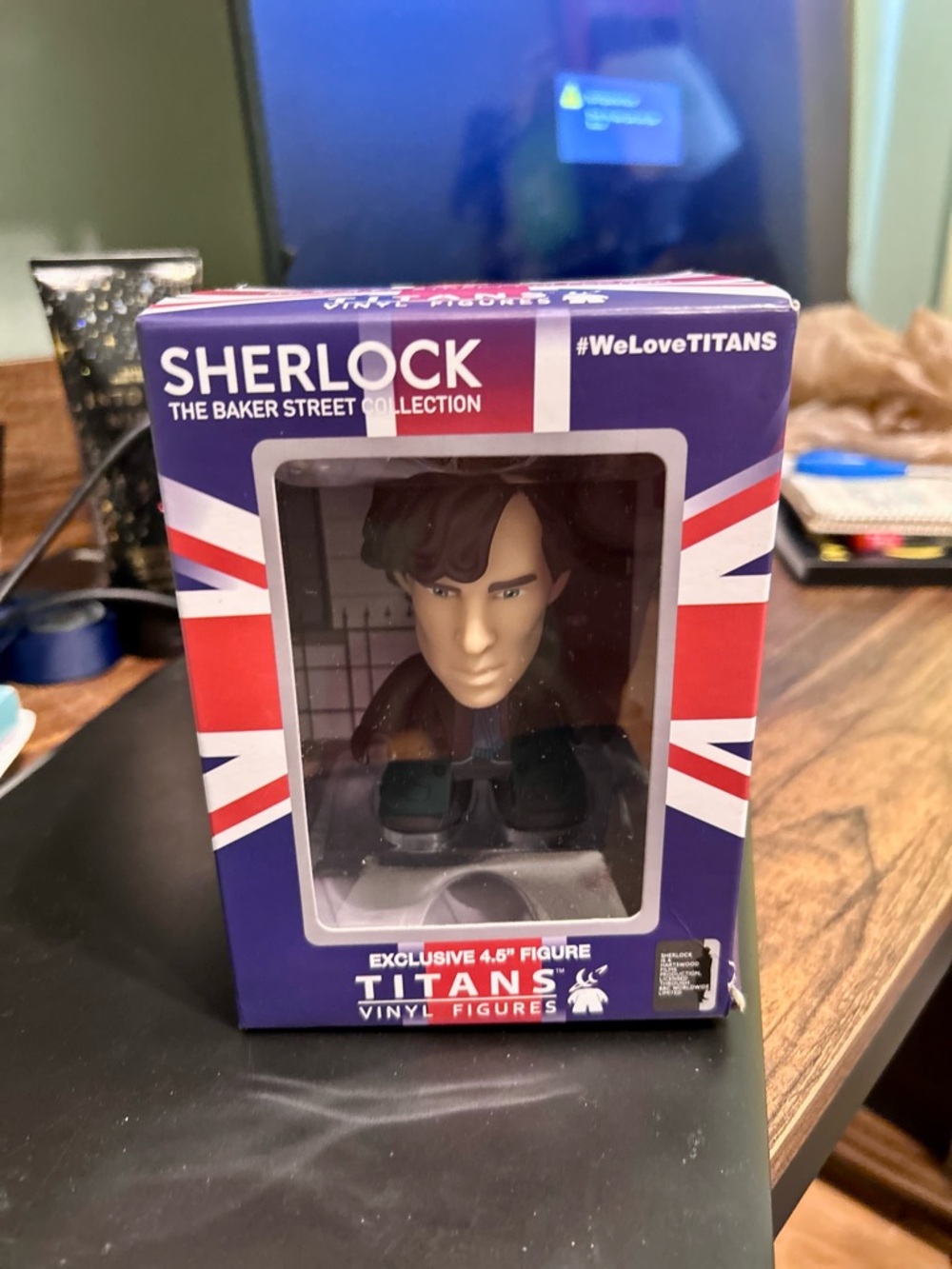 Sherlock Titan Vinyl Figure - Blue & Brown - The Baker Street Collection